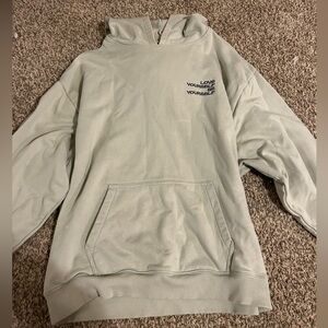 Green Vans love yourself women’s large hoodie